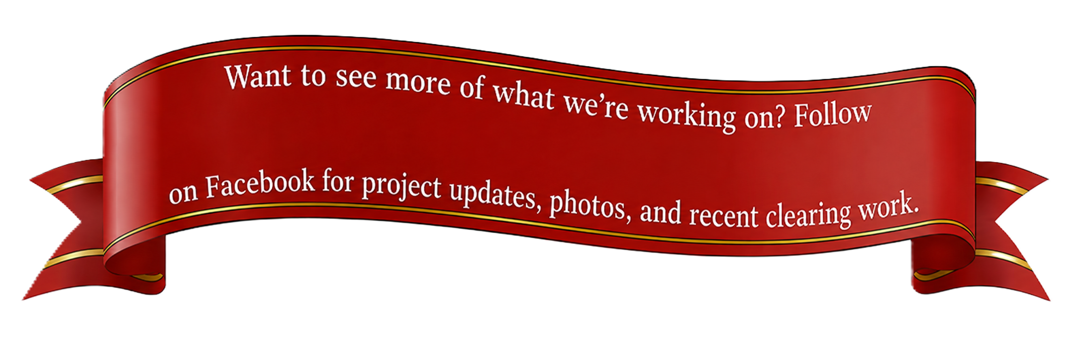 Follow us on Facebook ribbon